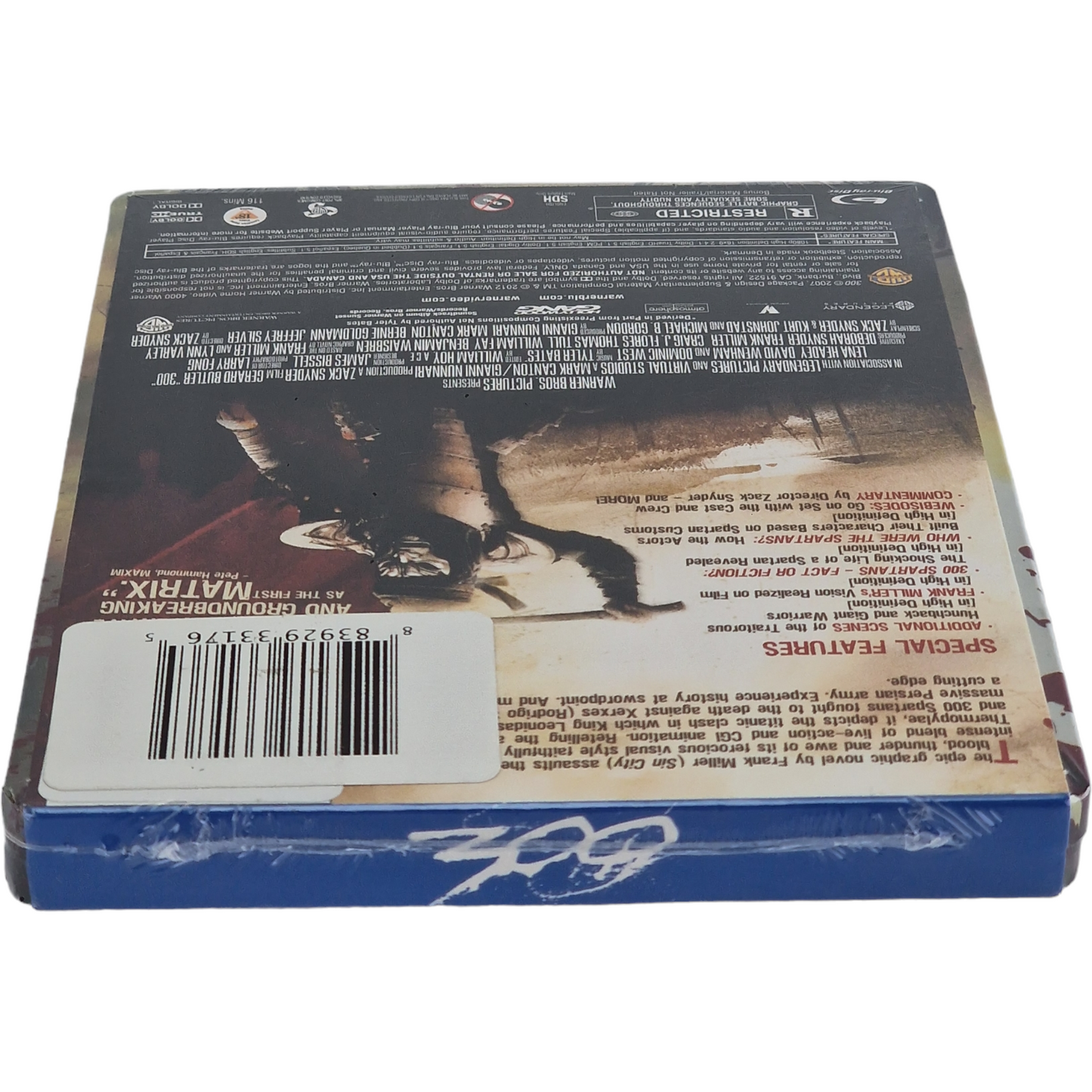 300 Blu-ray SteelBook 2006  Zack Snyder Gerard Butler 2013  [-18] A