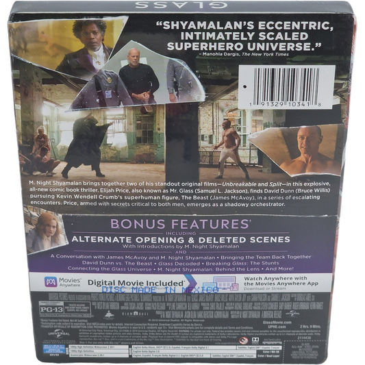 Glass – Blu-ray + DVD – visuel 2