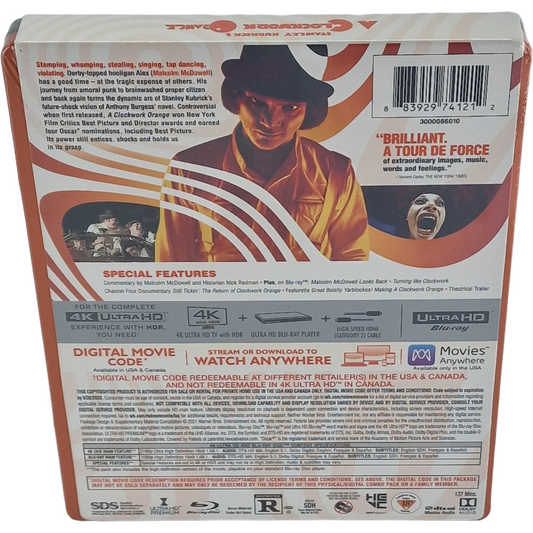 Orange mécanique – 4K Ultra HD + Blu-ray – visuel 2