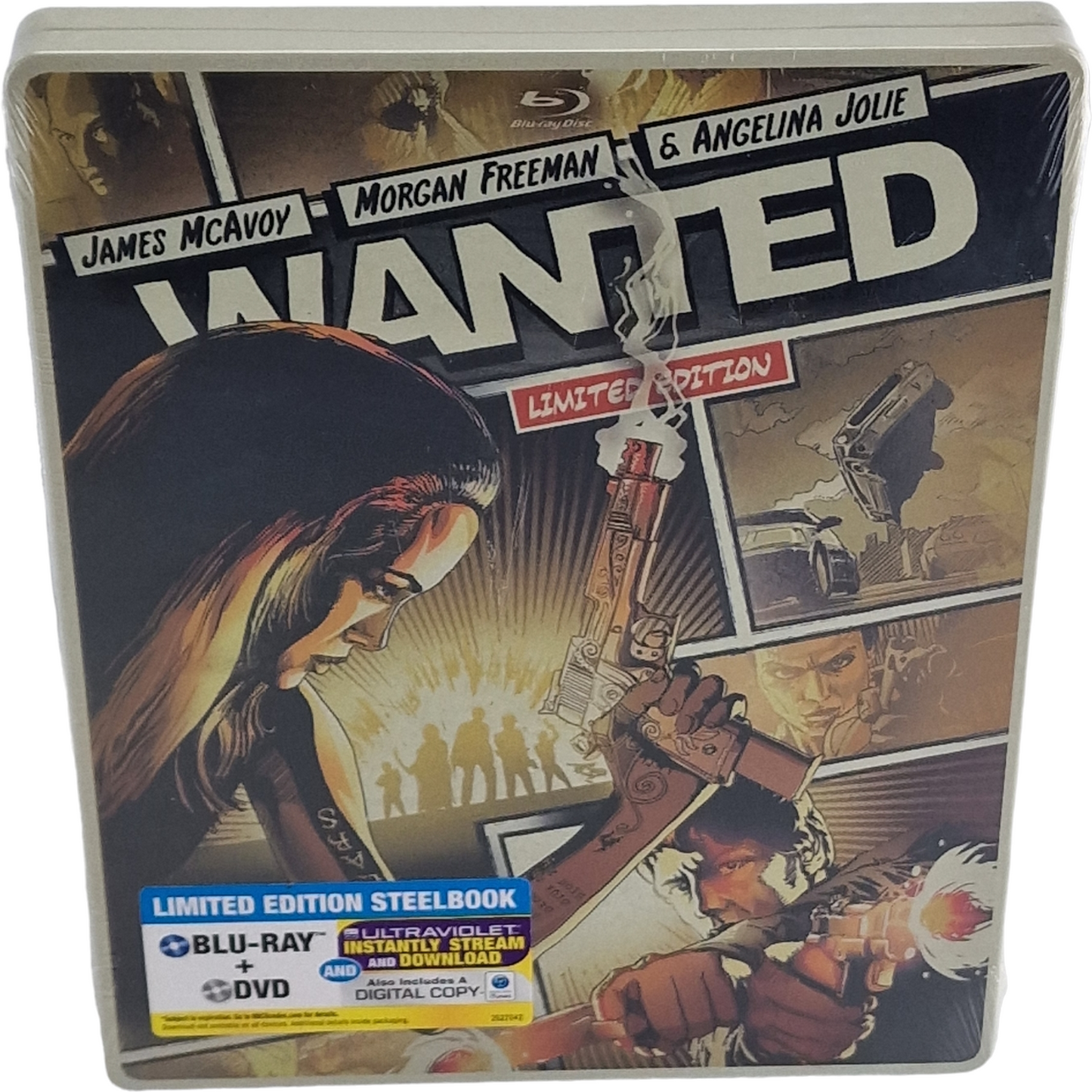 Wanted 2008  SteelBook  Blu-ray + DVD + Digital HD Édition limitée 2014 Zone A