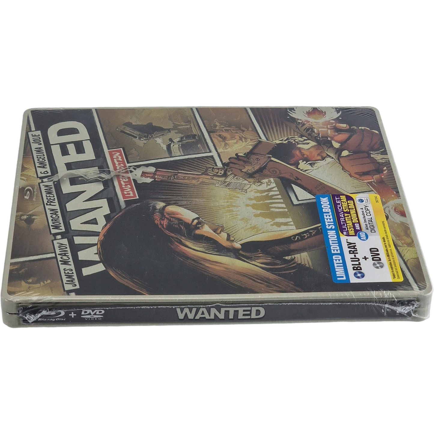 Wanted 2008  SteelBook  Blu-ray + DVD + Digital HD Édition limitée 2014 Zone A