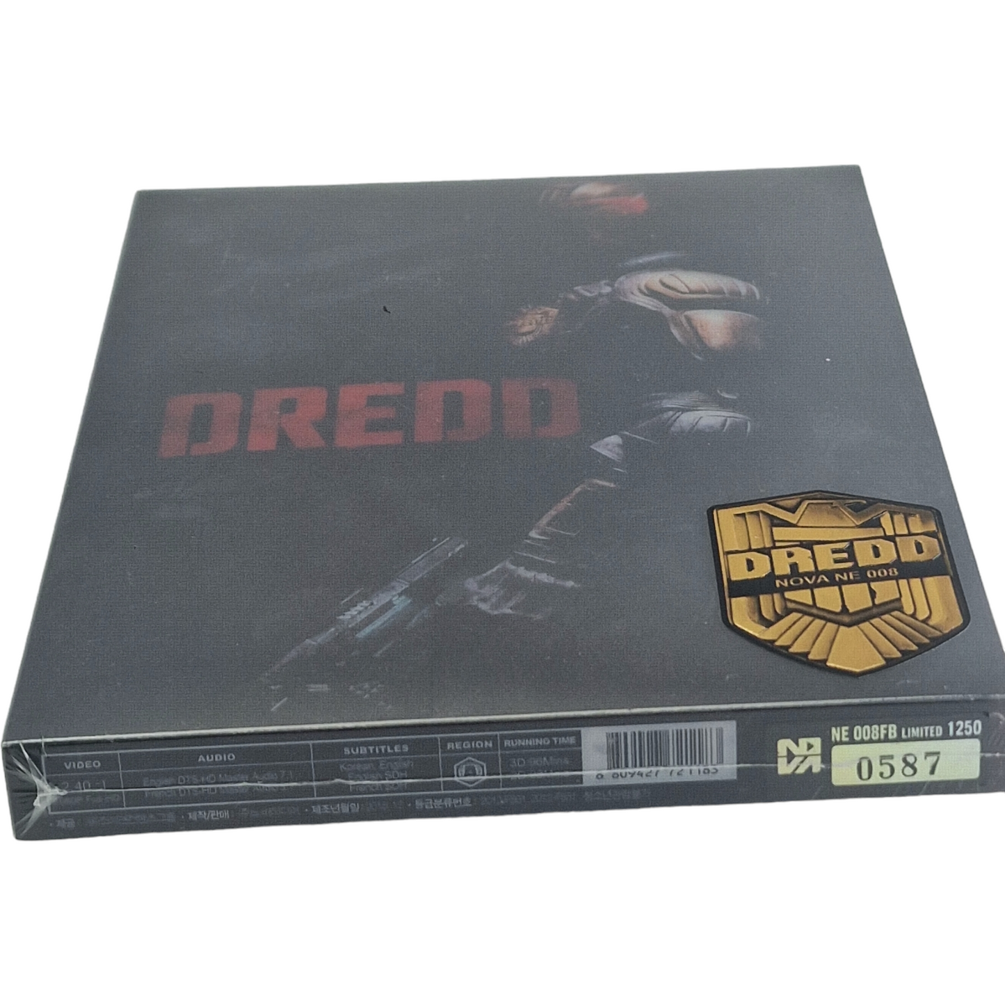 Dredd Blu-ray 3D + 2D Steelbook Slip Édition noire Novamedia Numérotée Zone A