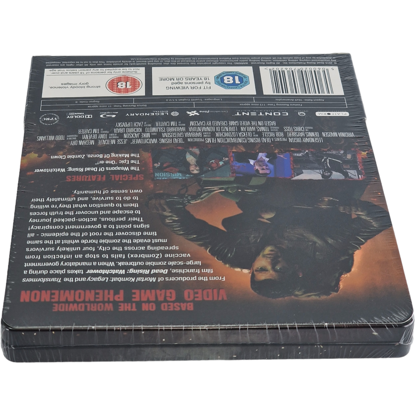 Dead Rising: Watchtower SteelBook Blu-ray Zavvi Édit Limitée1000 Ex Zone B [-18]