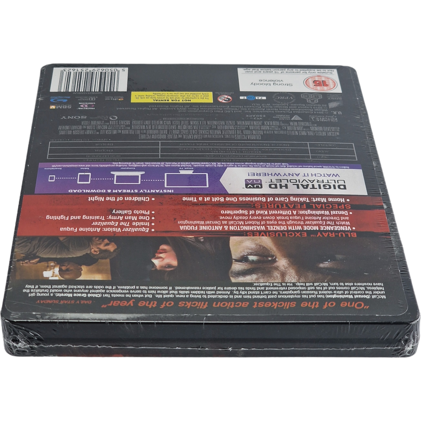 The Equalizer Blu-ray Steelbook Débossé Zavvi 2015 Limitée 4000 Ex  [-18 Libre