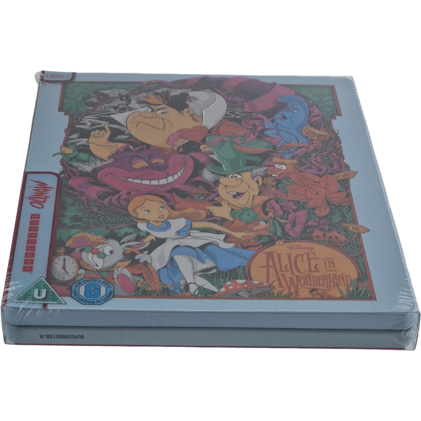 Alice in Wonderland  Disney Blu-ray SteelBook Zavvi  Mondo X  #32 Limitée Zone B