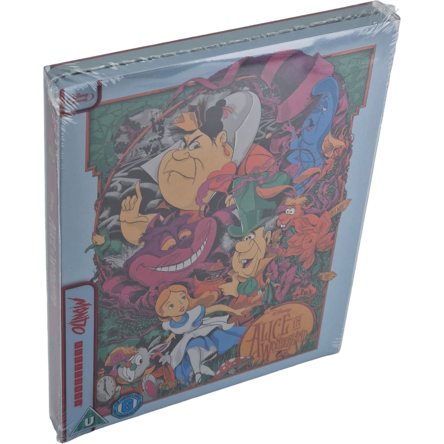 Alice in Wonderland  Disney Blu-ray SteelBook Zavvi  Mondo X  #32 Limitée Zone B