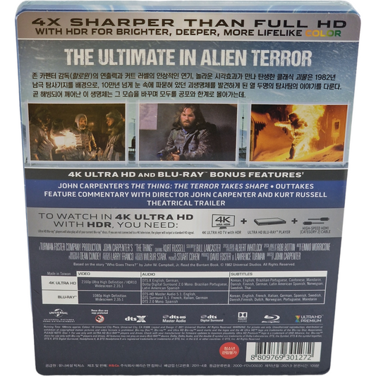 The Thing – 4K Ultra HD + Blu-ray – visuel 3