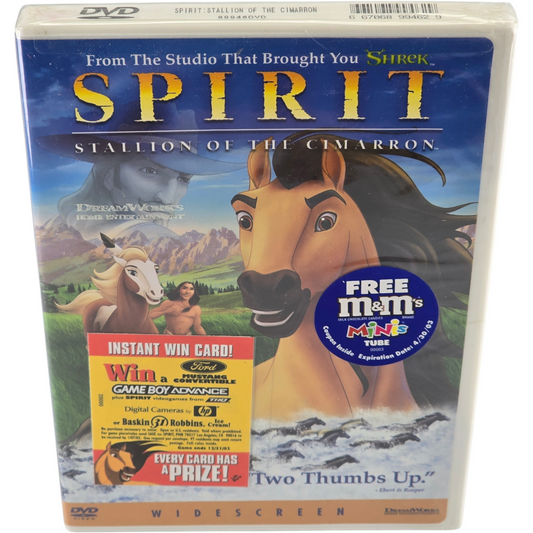 Spirit, l'étalon des plaines DVD Édition limitée VF Import US Région 1 2002 Neuf