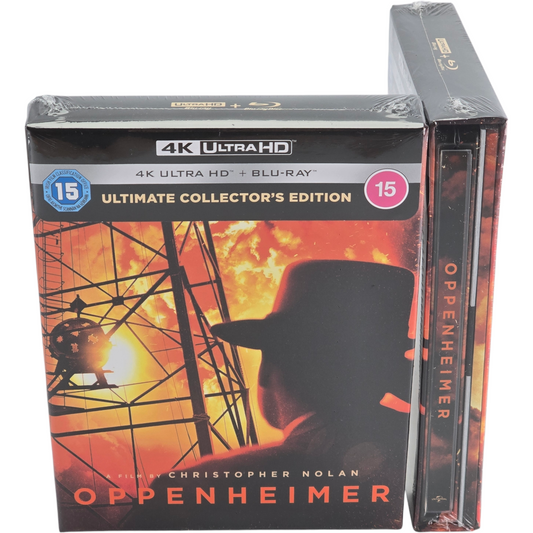 Oppenheimer Steelbook  4K Ultra HD+ Blu-ray Édition collector ultime Zone Libre