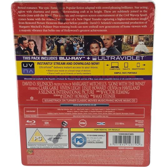Autant en emporte le vent - SteelBook Blu-ray - édition limitée - import UK