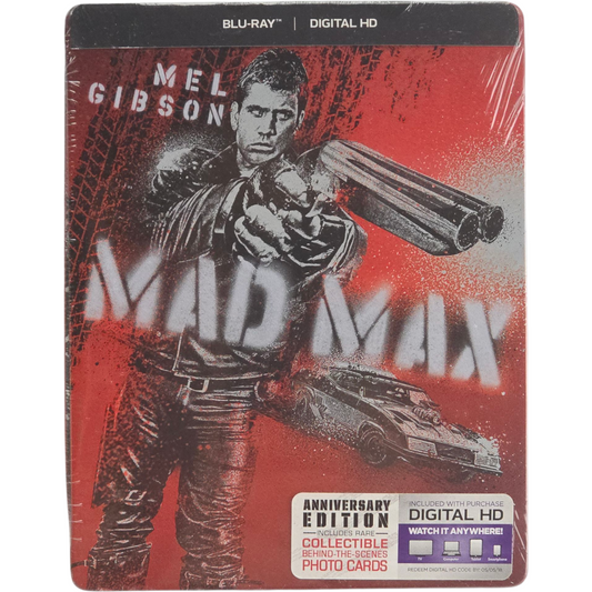 Mad Max (1979) SteelBook Blu-ray Zone A Mel Gibson Édition Anniversaire