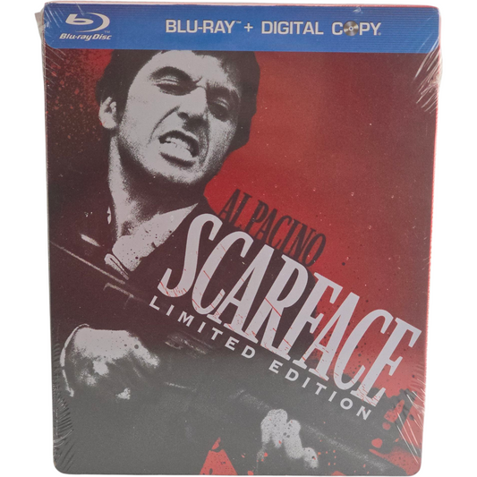 Scarface SteelBook Blu-ray + DVD 1932 10 cartes Import Canada VF Mono Al Pacino
