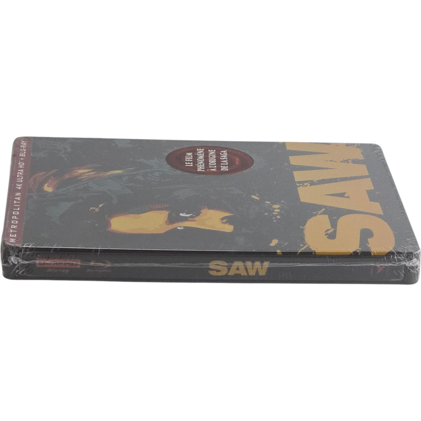 Saw Steelbook 2004 Blu-ray 4K Ultra HD + Blu-ray Leigh Whannell 2021 Zone B