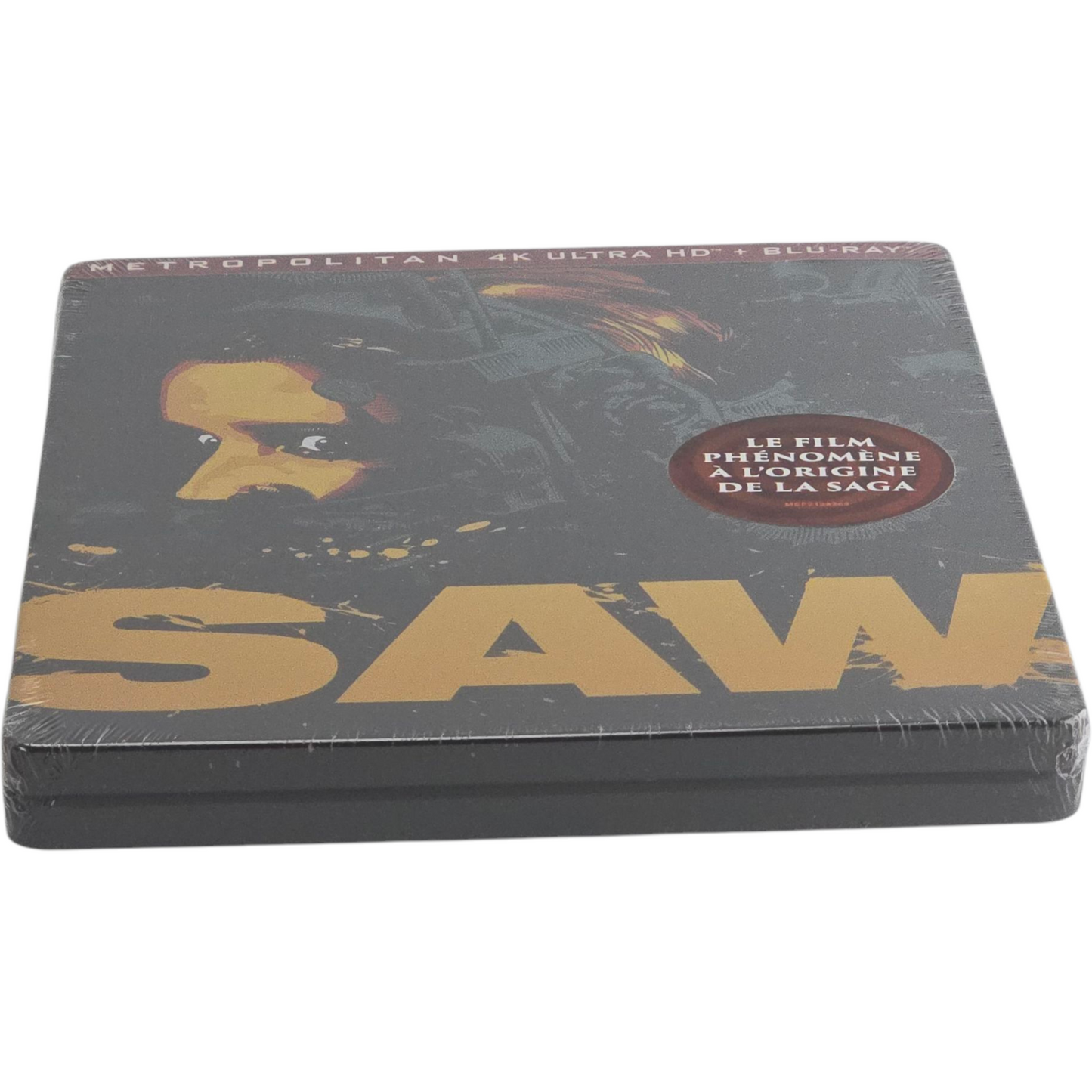 Saw Steelbook 2004 Blu-ray 4K Ultra HD + Blu-ray Leigh Whannell 2021 Zone B