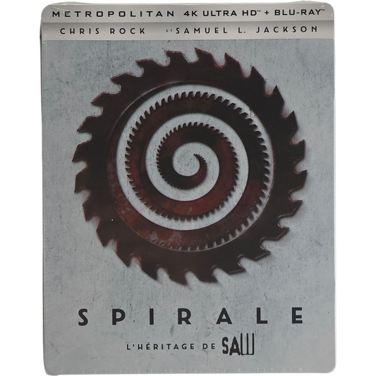 Spirale L’Héritage de Saw SteelBook 4K Ultra HD + Blu-ray VF Chris Rock Zone B