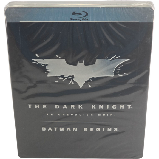 Batman Begins - The Dark Knight 2 Films Blu-ray SteelBook  2011  Region Libre