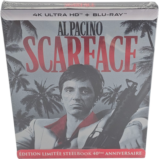 Scarface 4K Ultra HD + Blu-ray SteelBook limitée 40 anniversaire Al Pacino[-18]B