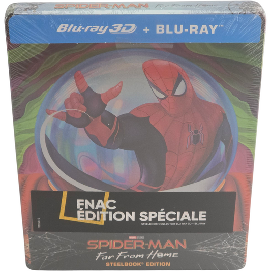 Spider-Man: Far from Home Blu-ray 3D + Blu-ray SteelBook Limitée Region Libre