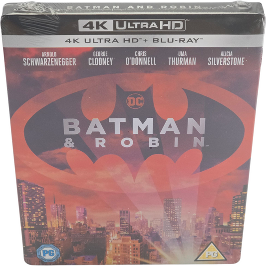 Batman & Robin 4K Ultra HD +Blu-ray SteelBook Zavvi Exclusif 2019 Zone Libre