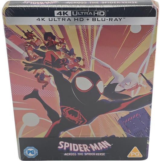 Spider-Man: Across the Spider-Verse Steelbook 4 K UHD+Blu-ray  Zone B