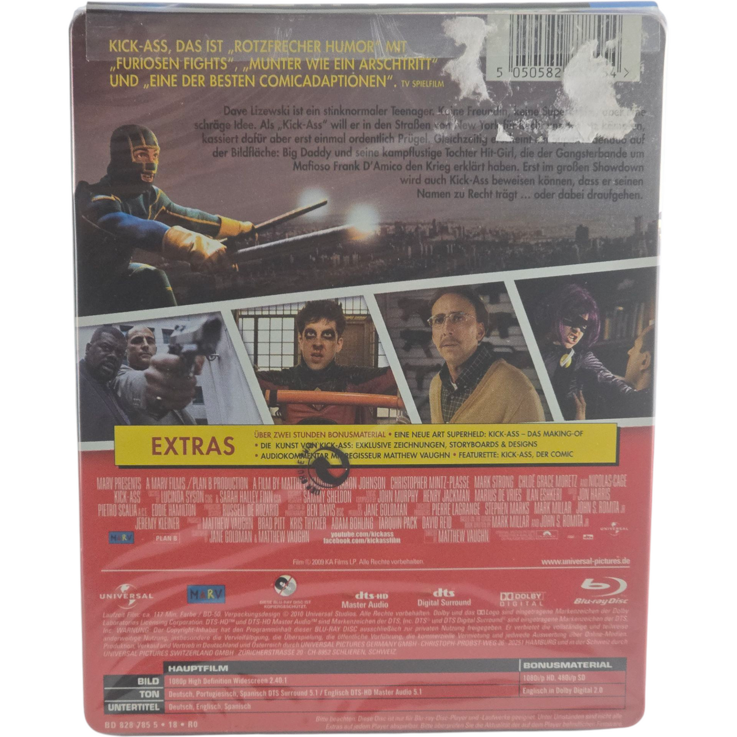 Kick-Ass Blu-ray Steelbook Taylor-Johnson 100e anniversaire d'Universal [-18] B