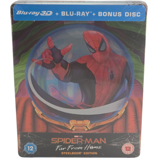 Spider-Man: Far From Home (2019) - SteelBook Blu-ray 3D + Blu-ray - Zone libre - vue 2