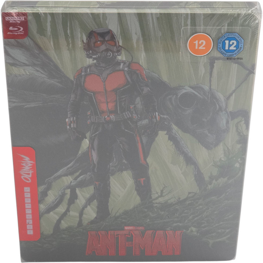 Ant-Man 2015 Paul Rudd 4K Ultra HD + Blu-ray Mondo X SteelBook Zavvi 2022 Zone B