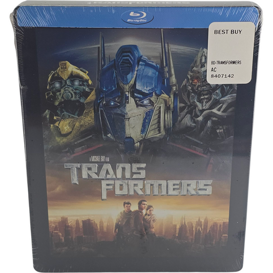 Transformers 2007 Blu-ray SteelBook Best Buy Exclusive 2014 Zone A