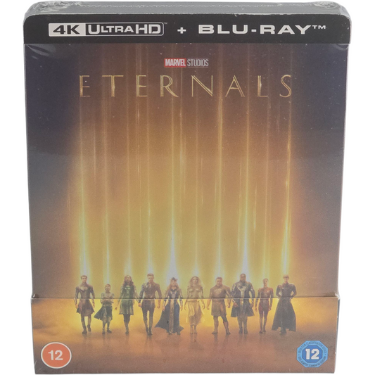 Eternals 4K Ultra HD + Blu-ray SteelBook Zavvi Exclusive Disney 2022 Zone Libre