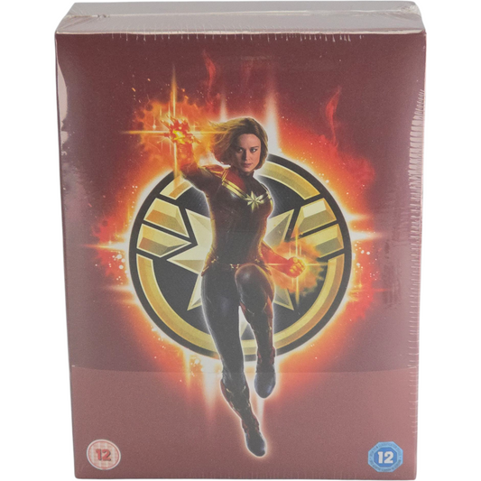 Captain Marvel SteelBook 4K Ultra HD + Blu-ray Collector Zavvi Lumineux VF
