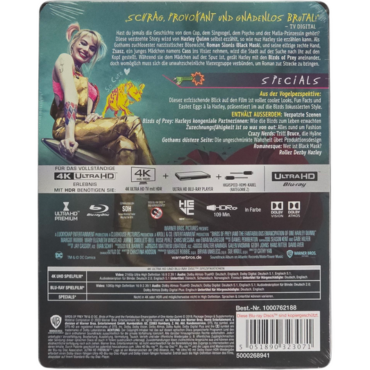 Birds of Prey [la fantabuleuse histoire de Harley Quinn] (2020) - SteelBook 4K Ultra HD + Blu-ray - Zone libre + Zone B - vue 3