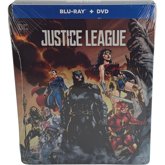 Justice League Blu-ray + DVD SteelBook Ben Affleck  Zack Snyder  2019 Zone A