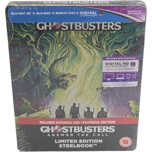 Ghostbusters : Blu-ray 3D + Blu-ray  Steelbook 2016 Zavvi Limitée 2 Cuts Libre