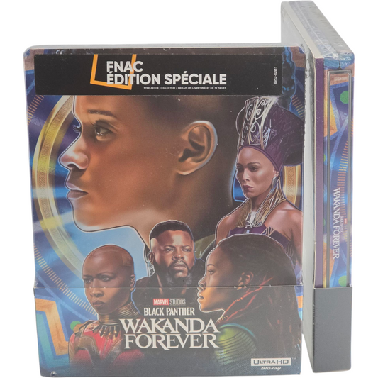 Black Panther: Wakanda Forever SteelBook 4K Ultra HD + Blu-ray Fnac exclusif  B