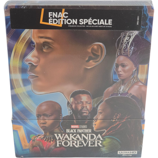 Black Panther: Wakanda Forever (2022) – SteelBook 4K Ultra HD + Blu-ray – Zone B