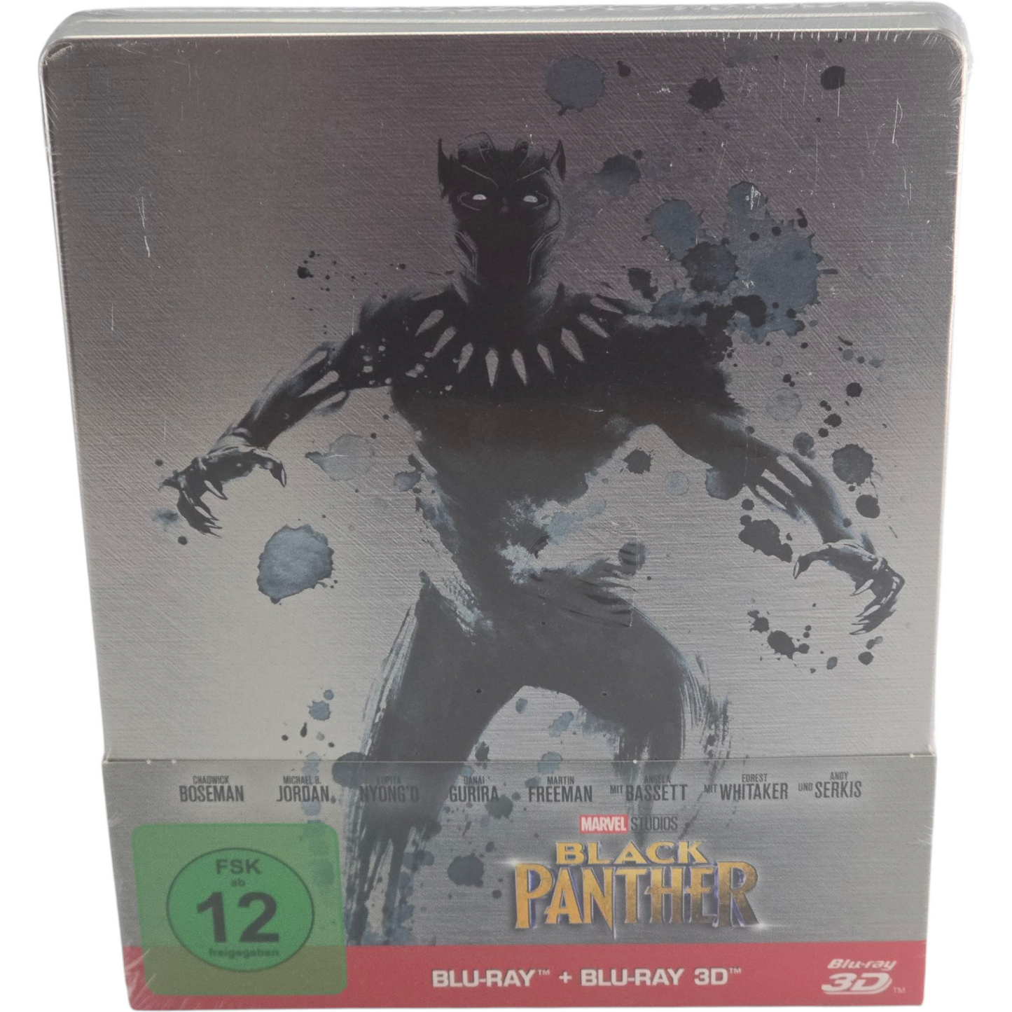 Black Panther Blu-ray 3D + Blu-ray SteelBook Chadwick Boseman 2018 Zone Libre