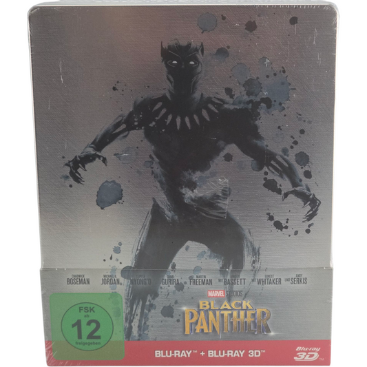 Black Panther (2018) - SteelBook Blu-ray 3D + Blu-ray - Zone libre - vue 2