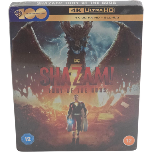 Shazam! Fury of the Gods 4K Ultra HD +Blu-ray SteelBook HMV Limitée 2023 Zone B