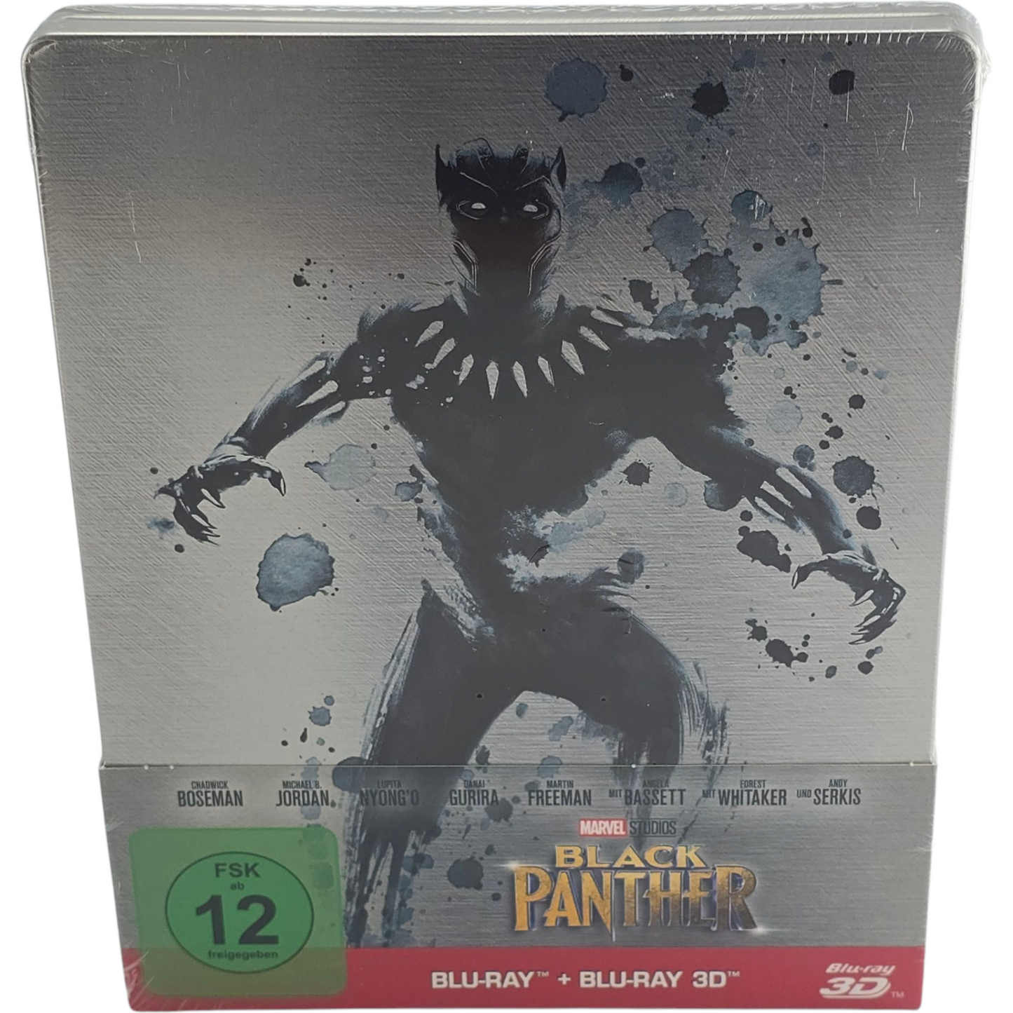 Black Panther Blu-ray 3D + Blu-ray SteelBook Chadwick Boseman 2018 Zone Libre