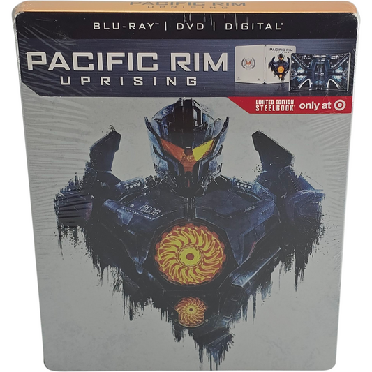 Pacific Rim: Uprising Blu-ray SteelBook Blu-ray + DVD + Digital HD Target Exclusive A