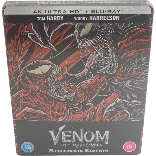 Venom : Let There Be Carnage 4K Ultra HD + Blu-ray SteelBook Zavvi Tom Hardy B