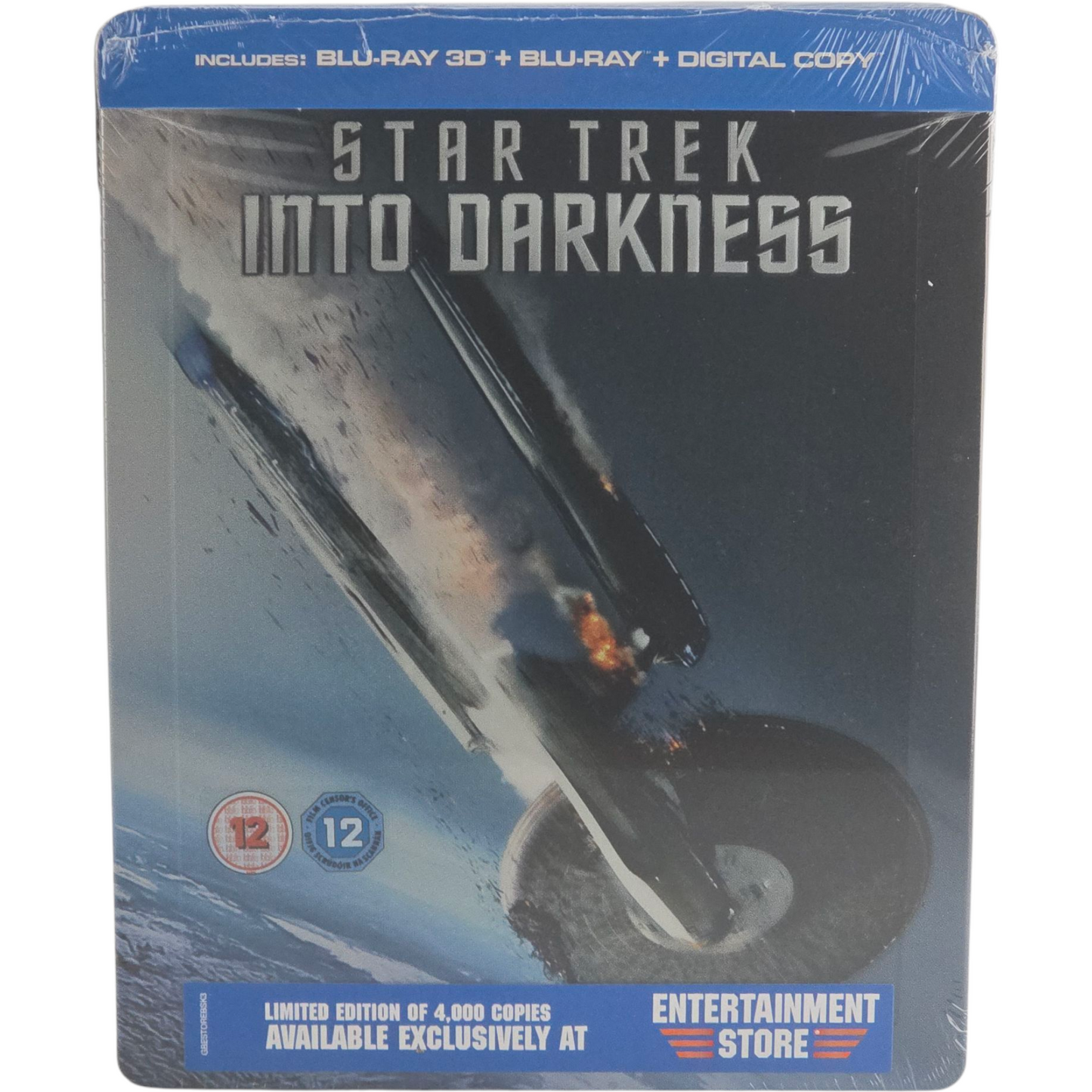 Star Trek Into Darkness Blu-ray 3D +2D Steelbook Débossé édt Ltd Zone Libre 2013