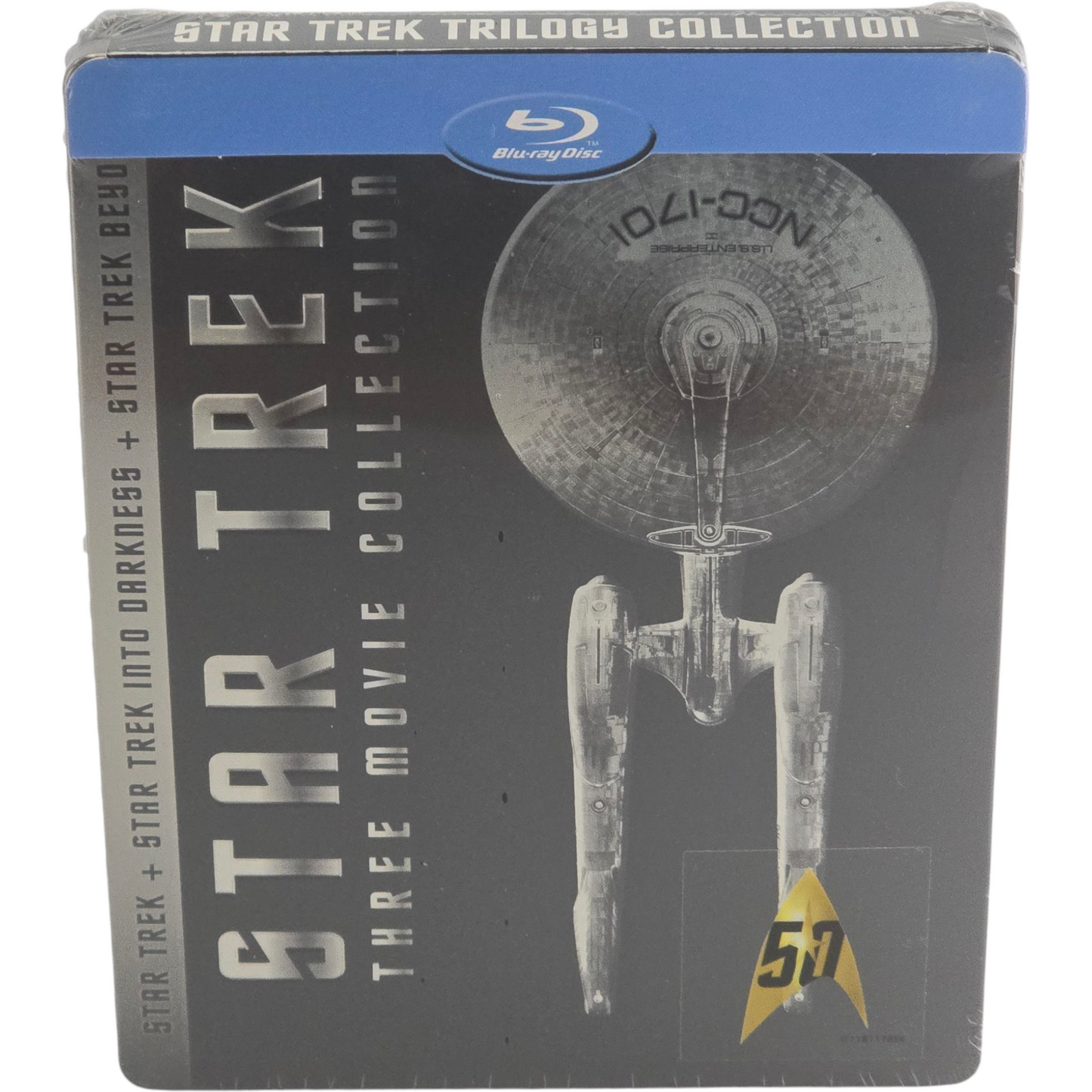 Star Trek Collection 3 Films Blu-ray SteelBook Débossé Ltd Chris Pine 2016 B Zone