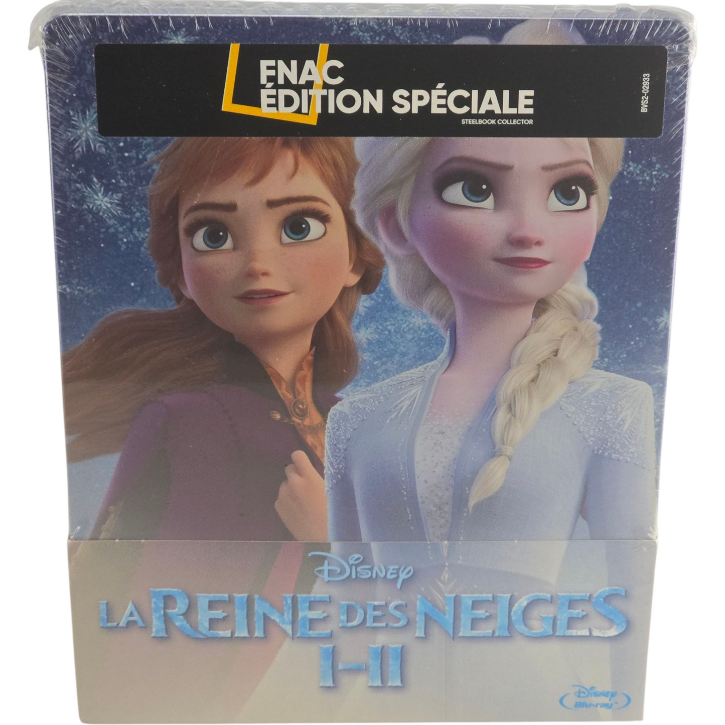 La Reine des Neiges 1+2 Disney Blu-ray SteelBook Fnac Exclusive limitée Region B