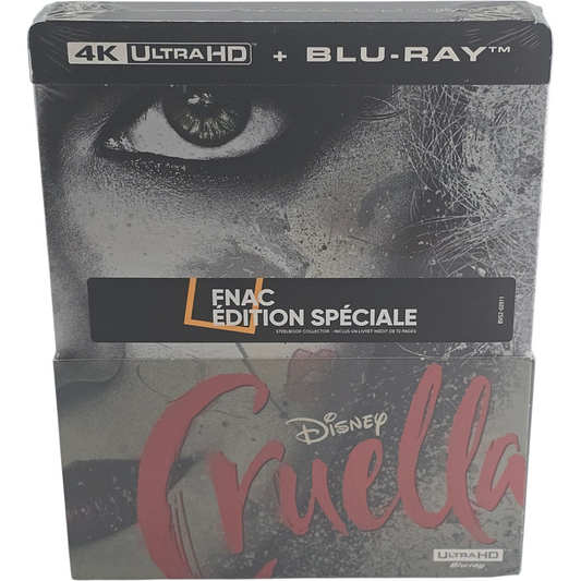 Cruella  Blu-ray  SteelBook Disney  Emma Stone édition Limitée Fnac 2021 Zone B
