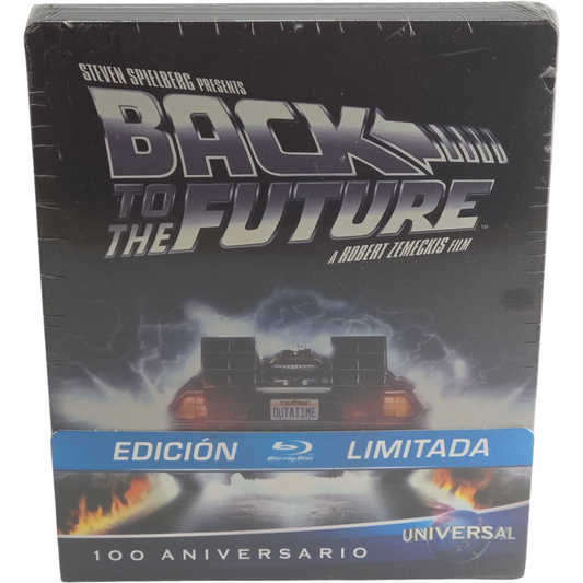 Retour vers le futur Blu-ray SteelBook Robert Zemeckis-Michael J. Fox 2012 B-A