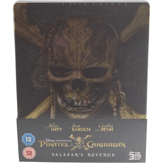 Pirates des Caraïbes : La Vengeance de Salazar (2017) - SteelBook Blu-ray 3D + Blu-ray - Zone libre - vue 2