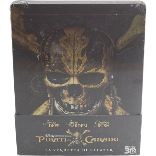 Pirates des Caraïbes : La Vengeance de Salazar (2017) - SteelBook Blu-ray 3D + Blu-ray - Zone libre - vue 2