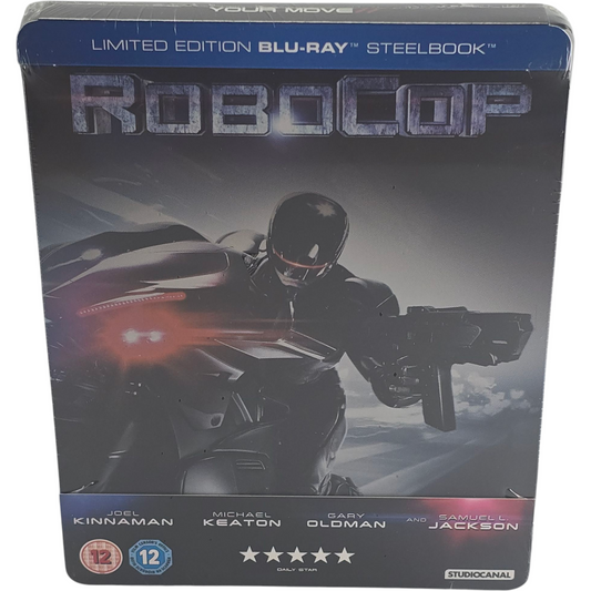 RoboCop Blu-ray SteelBook Zavvi Édition limitée Samuel L. Jackson 2014 Zone B