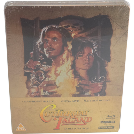 Cutthroat Island "L'Île aux pirates" 4K Ultra HD + Blu-ray SteelBook  Region B